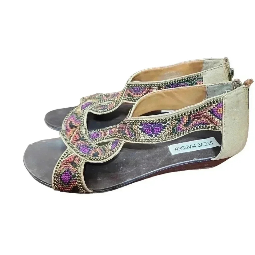 Steve Madden Kaboo Sandals Size 9 - Picture 5 of 11